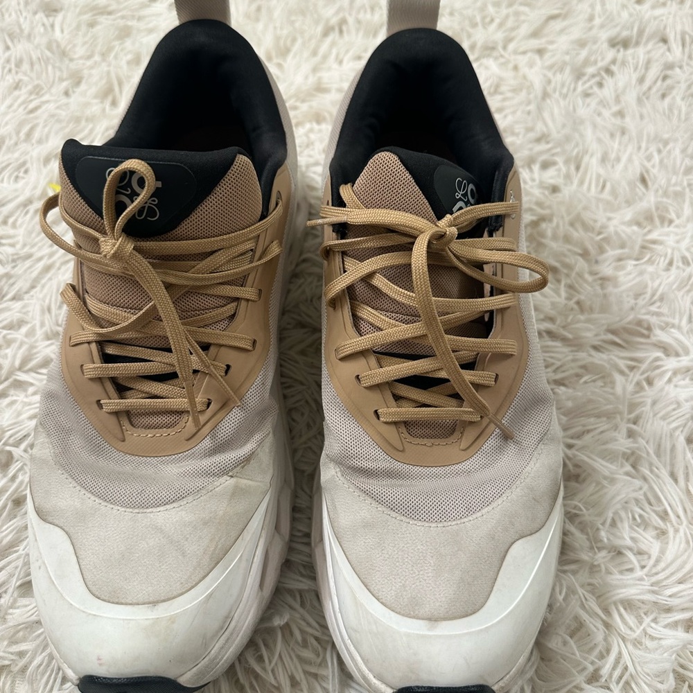 Rare Loewe X On - Cloudtilt 2.0 Running Shoes In Tan Cream Size 11.5 View 3